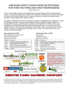 Cover photo for Grain Bin Safety / Grain Rescue Program for Fire Fighters and First Responders